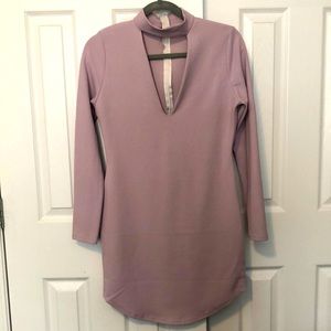 Choker Mauve Dress